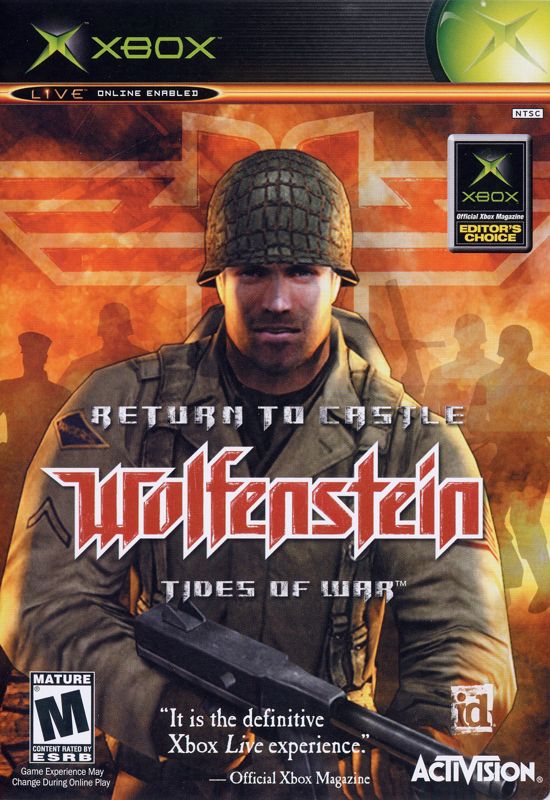 Return to Castle Wolfenstein box art for Xbox